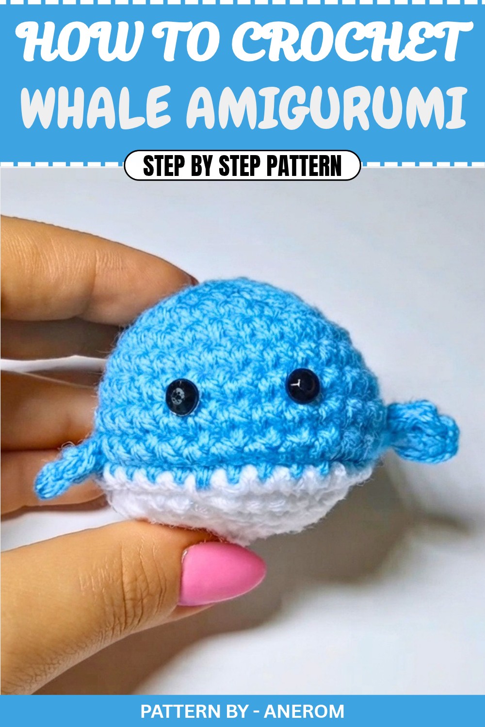 Free Crochet Whale Amigurumi Pattern