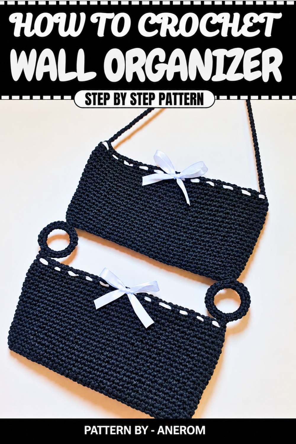 Free Easy Crochet Wall Organizer Pattern