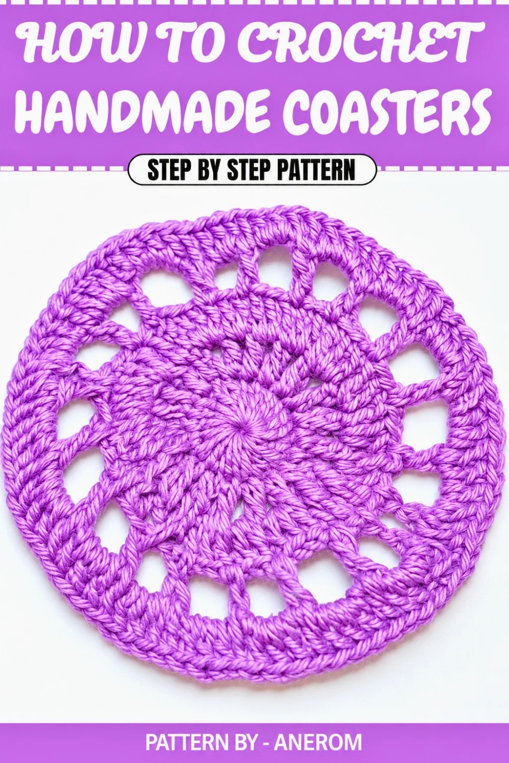 Free Handmade Crochet Coasters Pattern