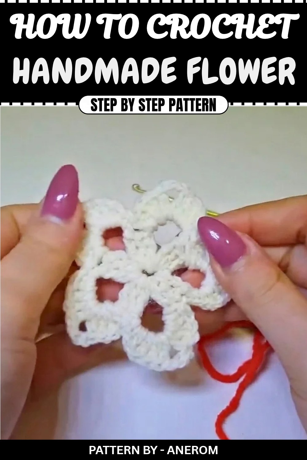 Free Handmade Crochet Flower Pattern