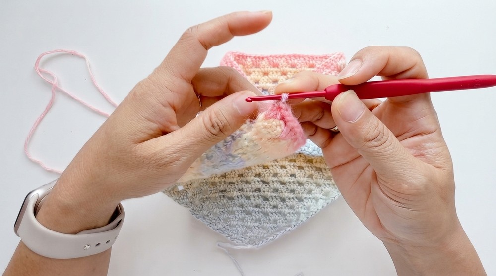 Handmade Crochet Bandana Pattern 4