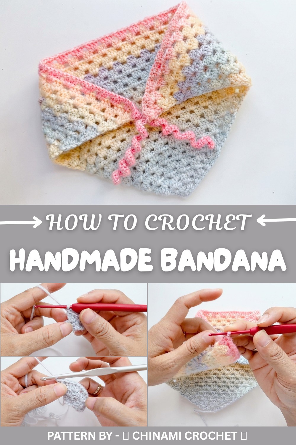 Handmade Crochet Bandana Pattern