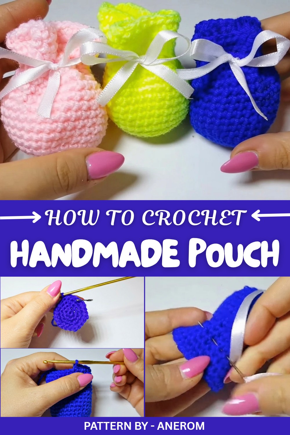 Handmade Crochet Pouch Pattern