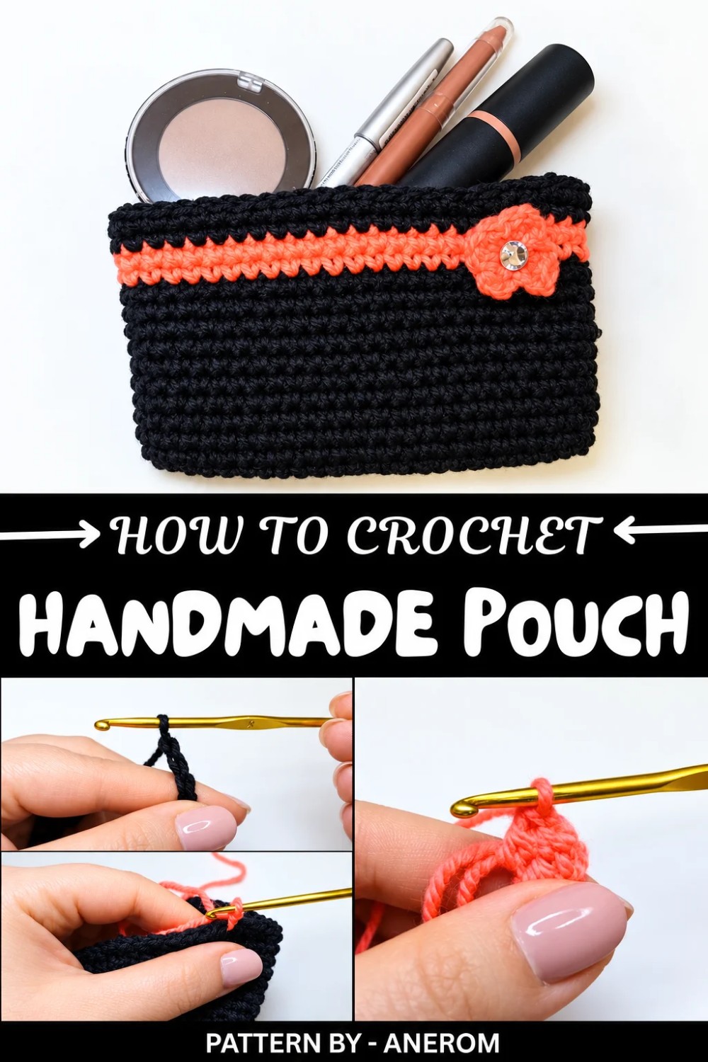 Handmade Crochet Pouch Pattern