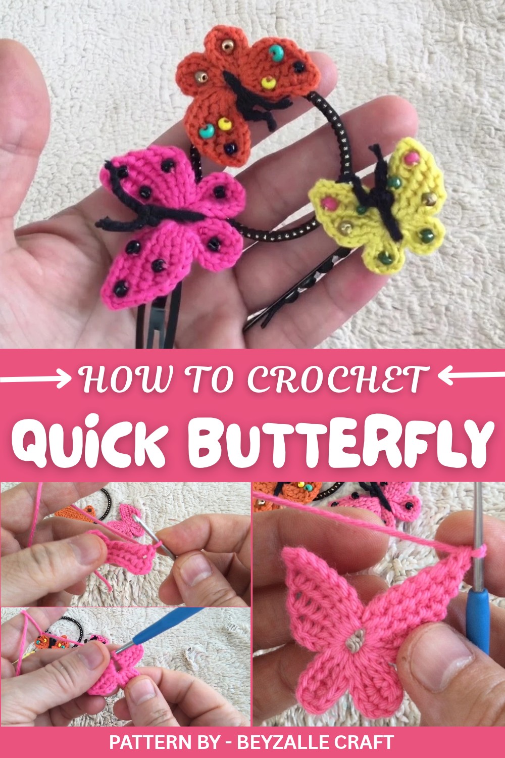 Quick Crochet Butterfly Pattern