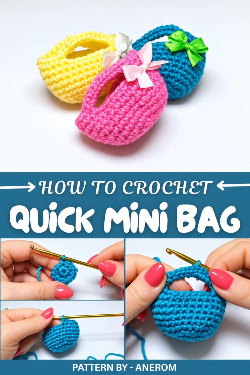 Quick Crochet Mini Bag Pattern