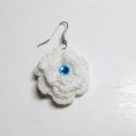 Quick Crochet Rose Earrings Pattern 7