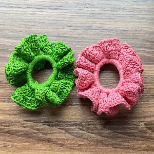 Quick Crochet Scrunchies Pattern 6