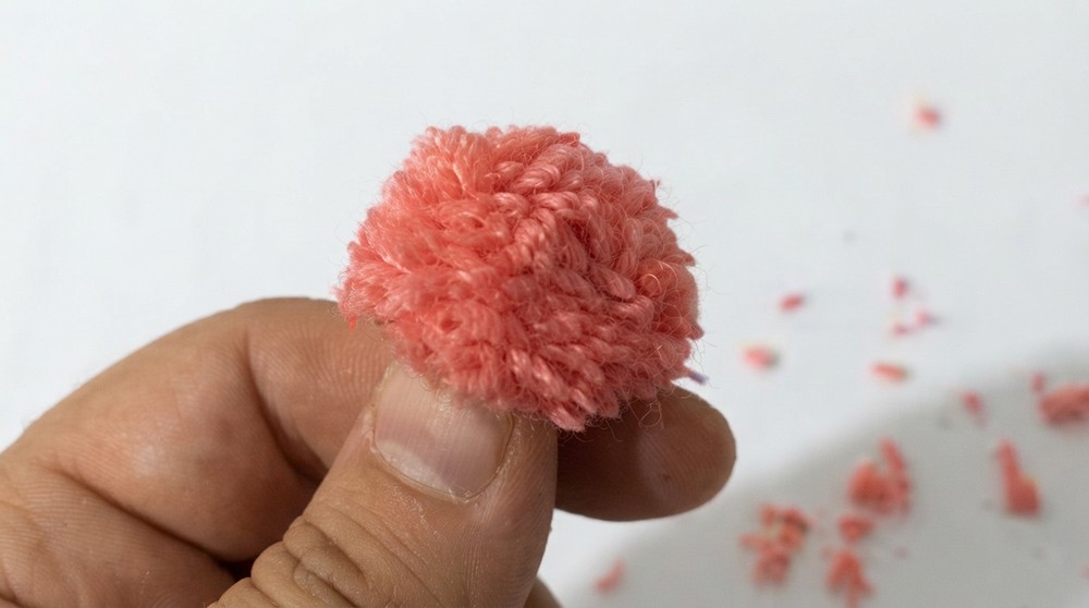 Soft Crochet Pom Pom Hat Pattern 5