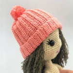 Soft Crochet Pom Pom Hat Pattern 7