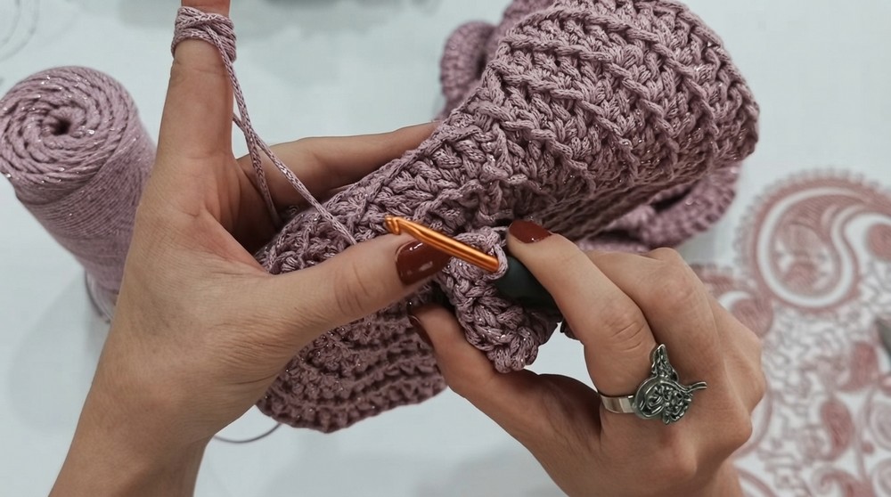 Super Crochet Flower Bag Pattern 4
