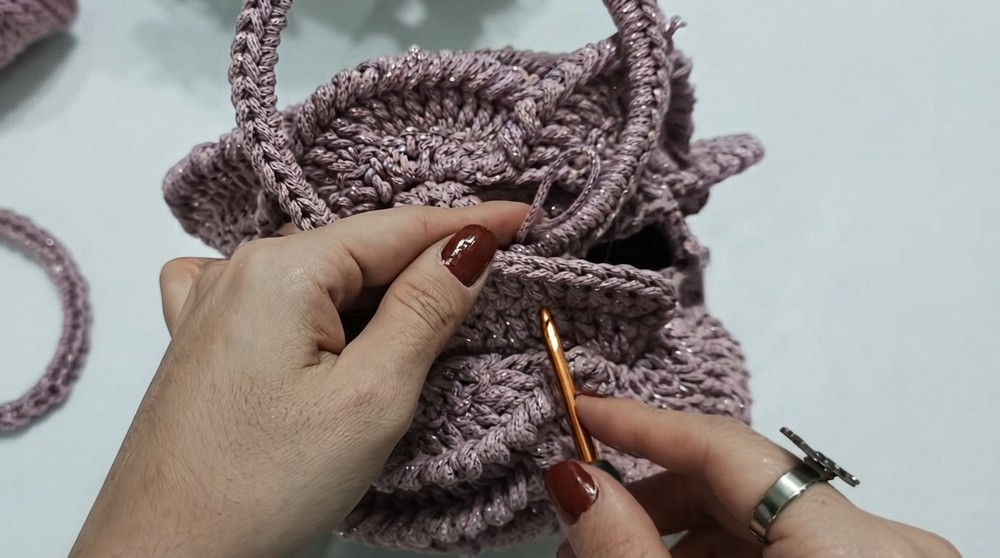 Super Crochet Flower Bag Pattern 6