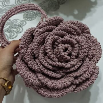 Super Crochet Flower Bag Pattern 7