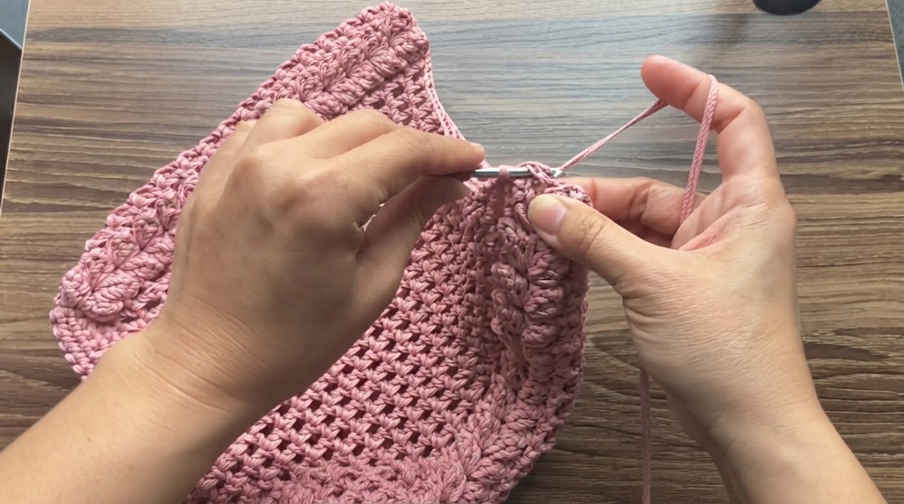Super Crochet Net Bag Pattern 4