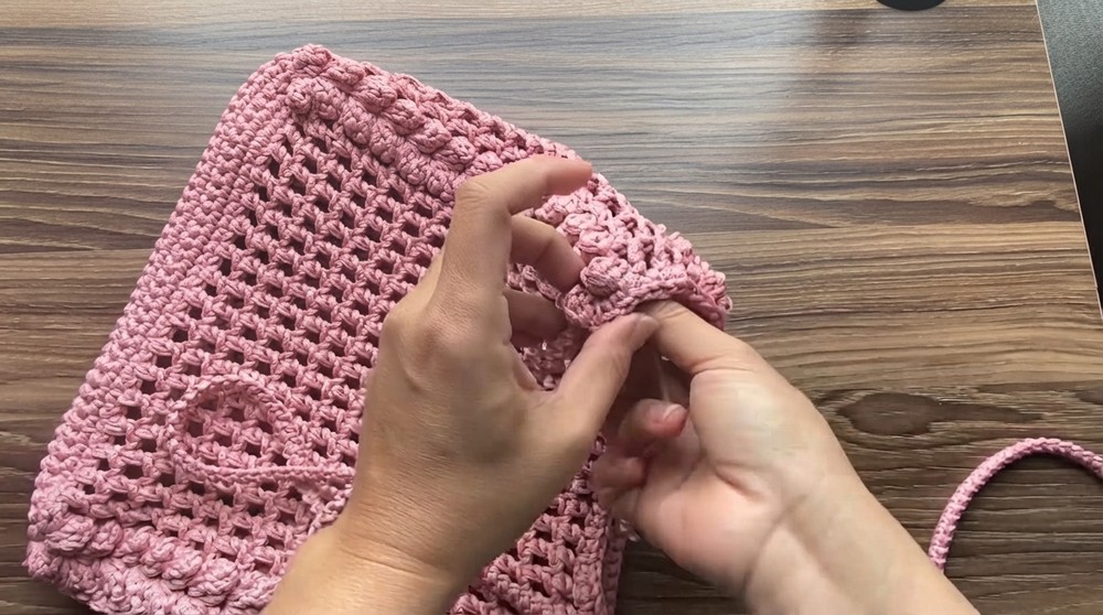 Super Crochet Net Bag Pattern 5