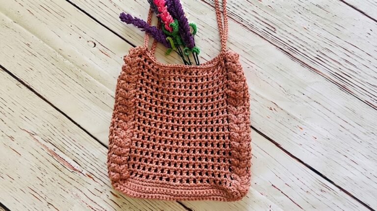 Super Crochet Net Bag Pattern 6