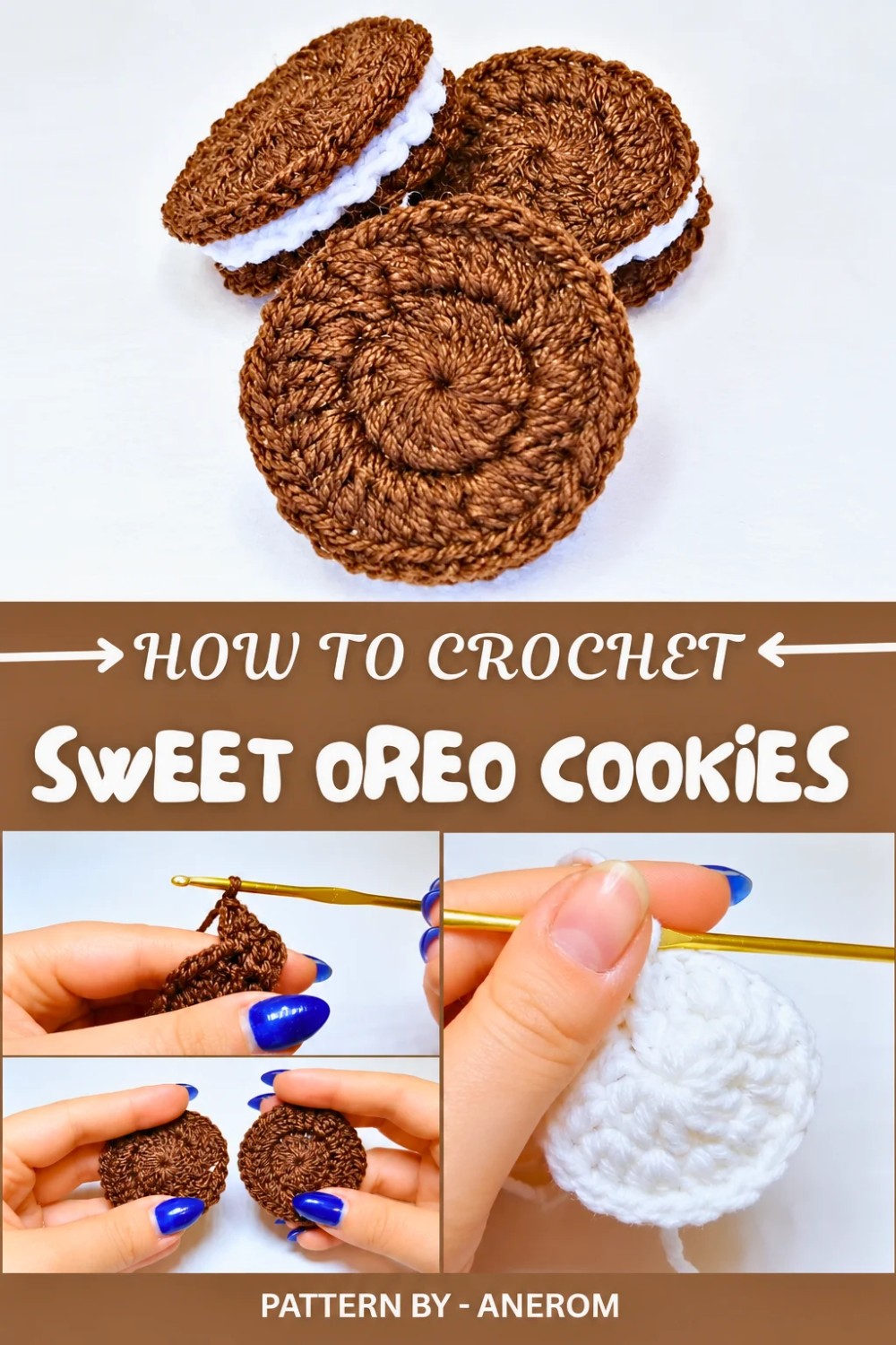 Sweet Crochet Oreo Cookies Pattern