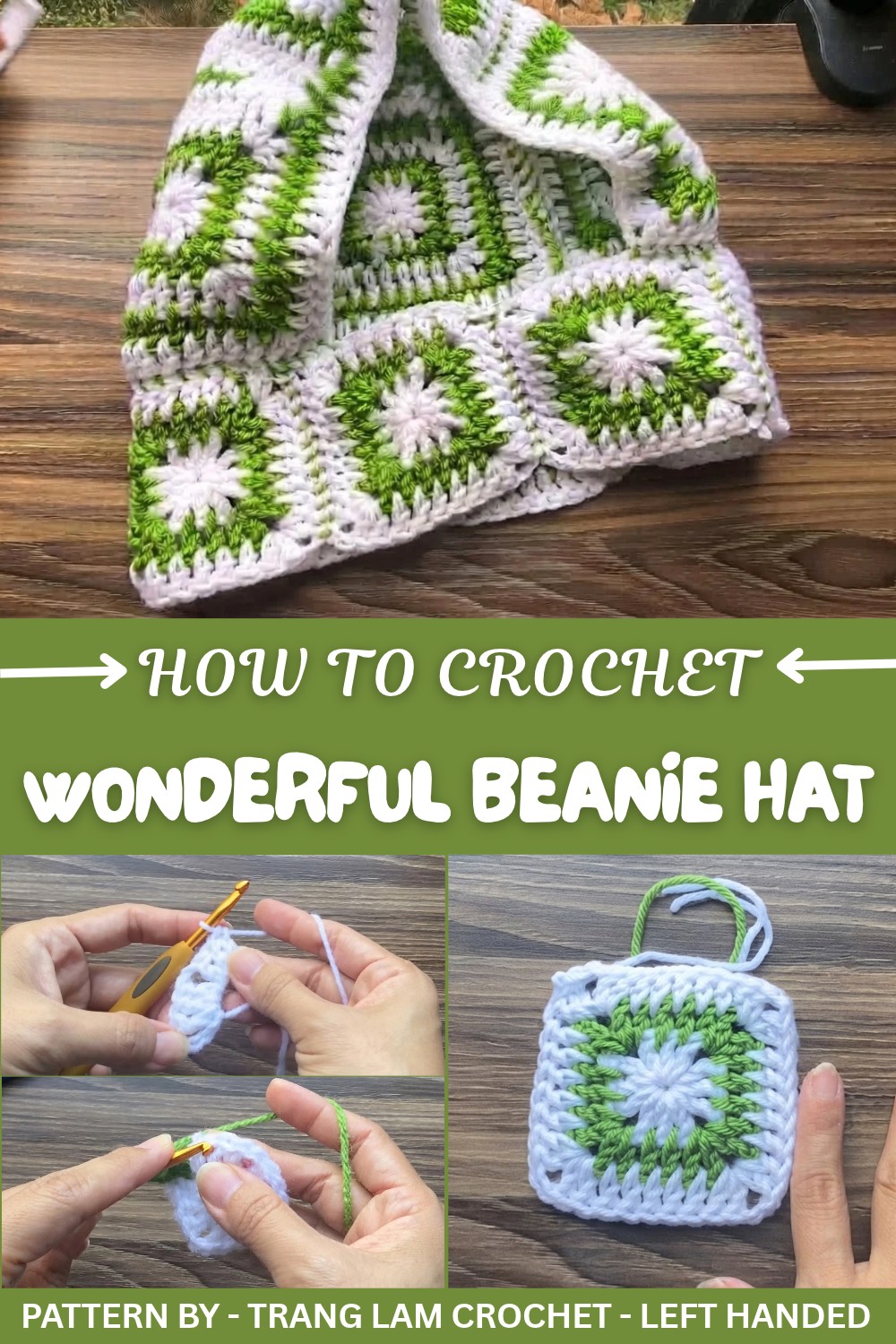 Wonderful Crochet Beanie Hat Pattern